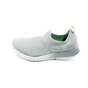 OOFOS Sport Low Eezee Men’s Recovery Slip-On Gray Foam Sneaker US 9